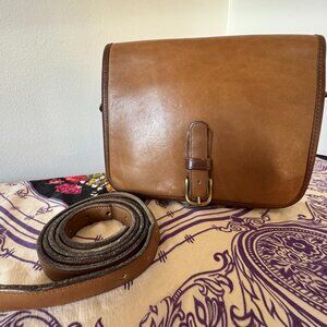 Vintage Coach Small Saddle Bag Putty - 9590- Price is Firm
